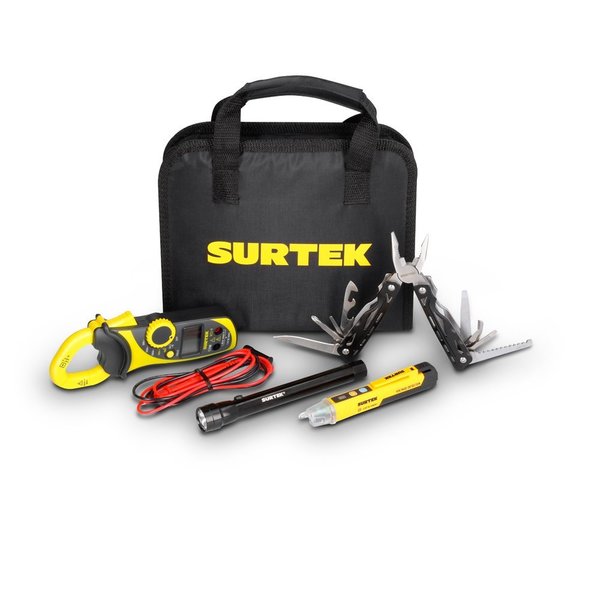 Surtek Combination Tool Set With Electrical Testers, 5 Piece JPE5